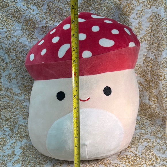 Squishmallows Red and White Mushroom Plush - Picture 3 of 4